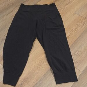 lululemon athletica Cropped Black Jogger Pants